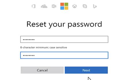 Reset Forgotten Microsoft Account Password For Windows 10 8