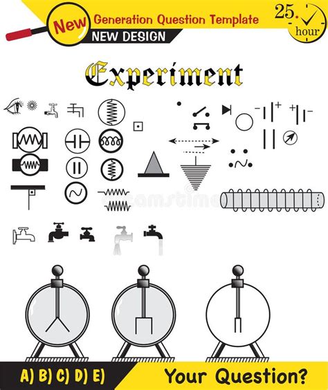 Physics, Simple Electric Motor, Electric Experiment Stock Illustration ...