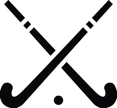 Field Hockey Clipart Black And White