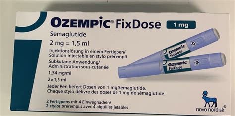 BUY Ozempic Fix Dose 2mg/1.5ml x 1mg by Novo Nordisk A/S at best price ...