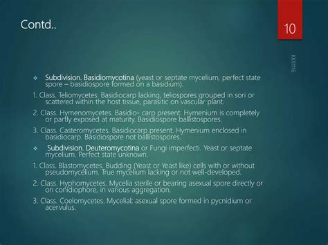 Classification of fungi | PPT