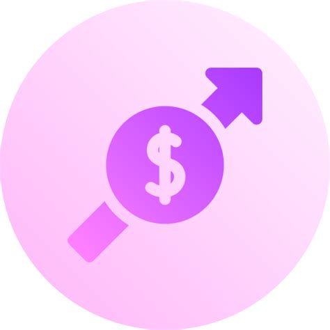 Profit Basic Gradient Circular icon