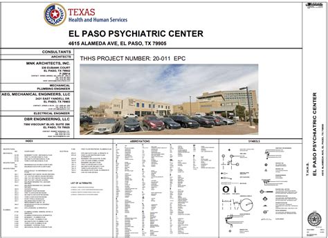 El Paso Psychiatric Center Repairs & Renovations (Bid Package 1 ...