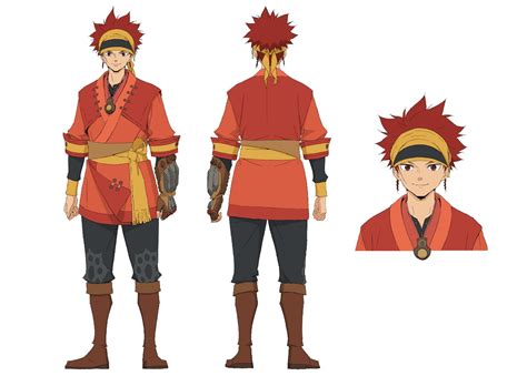 Characters designs for Aktha (Mackenyu Arata) in Dragons of Wonderhatch. (Image: Disney+ ...