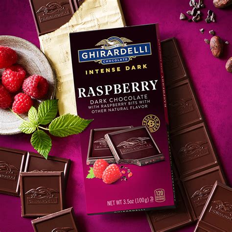 Ghirardelli Dark Chocolate has a ton of different flavors to choose from