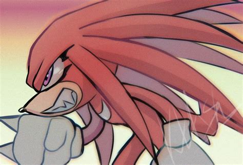 Fan art. Knuckles by AshKLAsh on DeviantArt