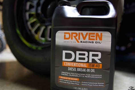 Race Engine Break-In With Driven Racing Oil: 15w40 DBR Break-In Oil