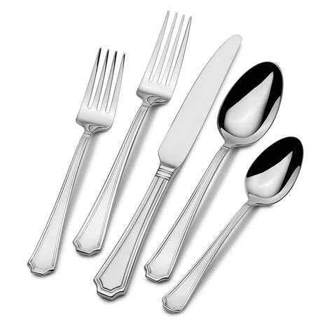 NEW Pfaltzgraff Stainless Steel Flatware Set 20 Piece - Silver 28225900677 | eBay