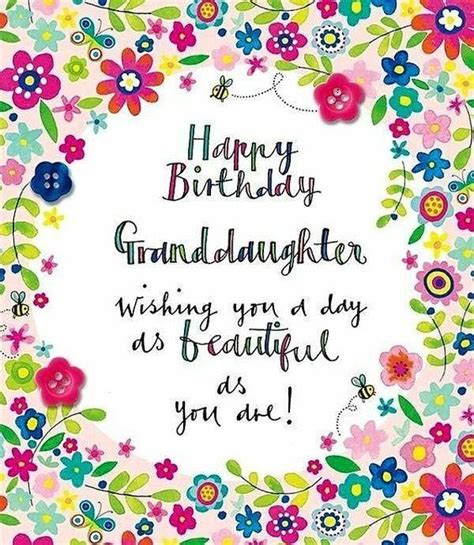 Happy Birthday Granddaughter Quotes and Wishes