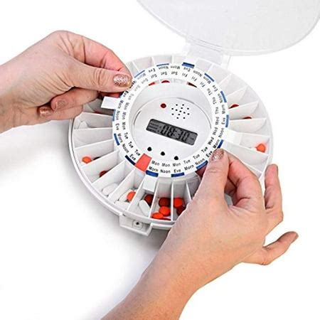 LiveFine Automatic Pill Dispenser, 28-Day Electronic Medication ...