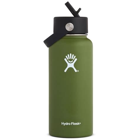 Hydro Flask 32oz Wide Mouth Flex Straw Lid Water Bottle | evo