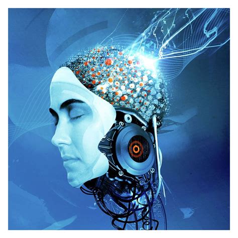 Artificial Intelligence, Art by Andy Potts printed on Giclée Hahnemühle ...