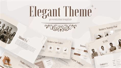 Elegant PowerPoint Template and Background