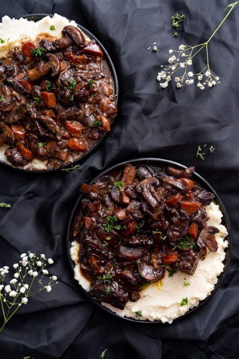 Vegan Beef Bourguignon - The Friendly Feast - Vegan Recipes