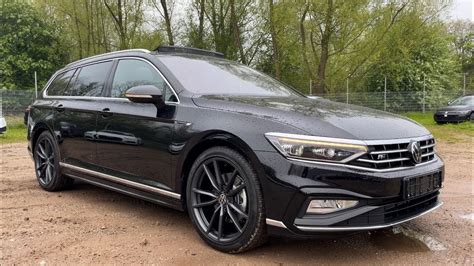 Volkswagen NEW Passat R-Line 2023 in 4K Deep Black Pearl 19 inch ...