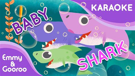 BABY SHARK (w/ lyrics) [Nursery Rhymes & Kids Songs] Emmy & GooRoo Sing & Dance. - YouTube