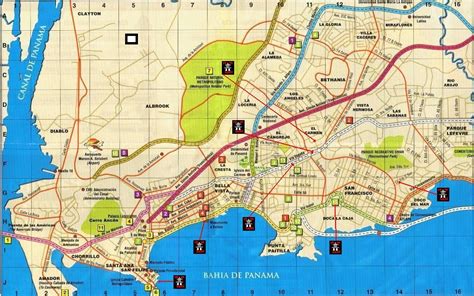 Panama City - Interactive maps of Panama City for planning trip with ...