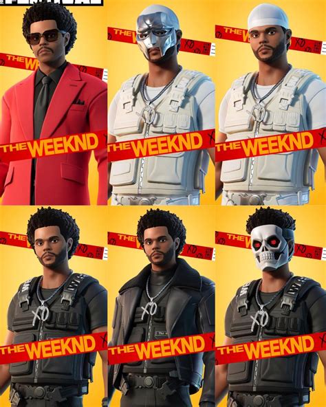 The Weeknd variations in Fortnite : r/TheWeeknd