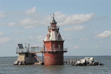 Ship John Shoal Lighthouse Photograph by Steve Rhoades