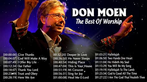 Unforgettable Don Moen Best Of Worship Songs 🙏 Religious Don Moen Praise Worship Songs 2020 ...