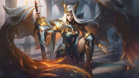 Kayle, league of legends, riot, videogame, HD wallpaper | Peakpx