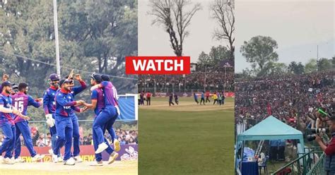 Nepal qualify for Cricket World Cup 2023 Qualifier