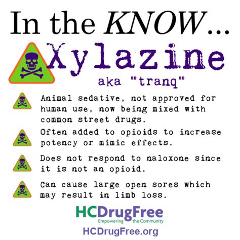 Xylazine aka “tranq” is in Maryland | HC DrugFree