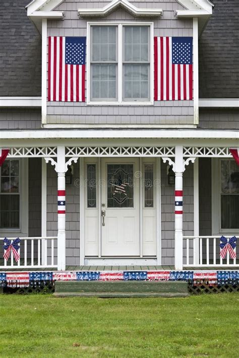 Fourth of July Decorations stock photo. Image of house - 22333902