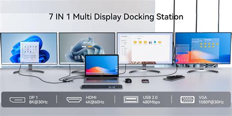 Selore Docking Station Dual Displayport