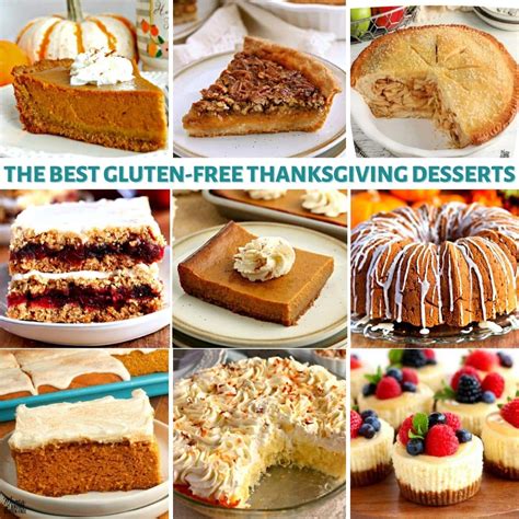 The Best Gluten-Free Thanksgiving Desserts - Mama Knows Gluten Free