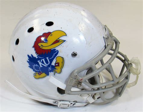 Lot Detail - Kansas University Game Used Football Helmet