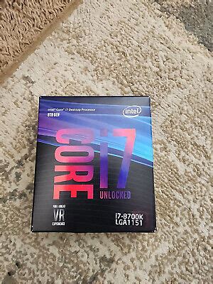 Intel Core i7-8700K Processor (3.7GHz, 6 Cores, LGA 1151) - SR3QR ...