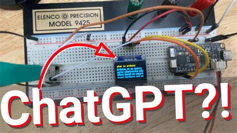 Give your Arduino project a chatGPT AI brain - for ALMOST free - YouTube