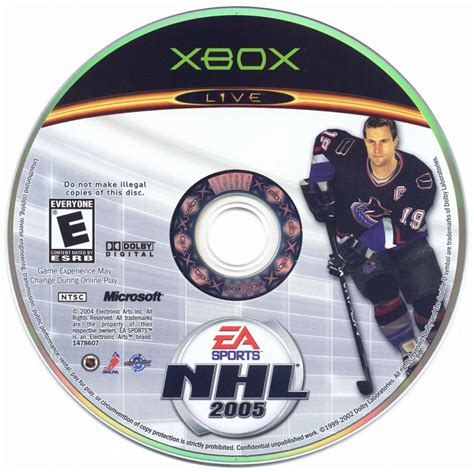 NHL 2005 (2004) Xbox box cover art - MobyGames