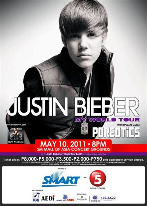 Justin Bieber My World Tour - Philippine Concerts