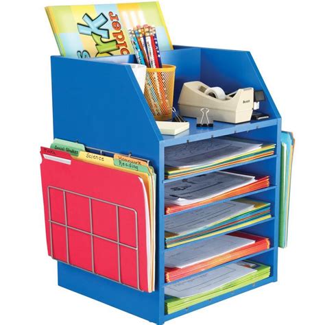 Really Good Teacher's Desktop Organizer™ With Paper Holders | Teacher desk organization ...