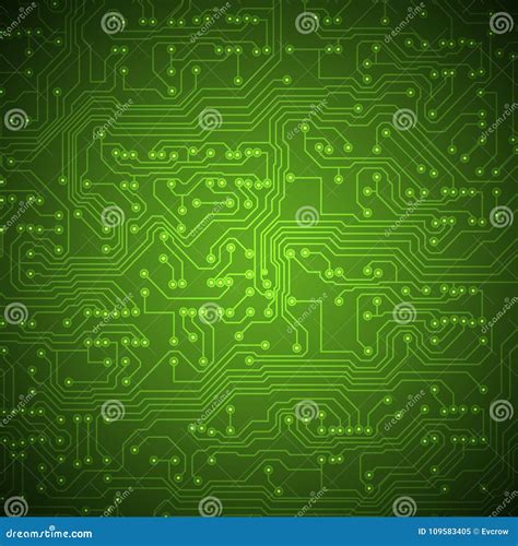 Circuit board background stock vector. Illustration of computer - 109583405