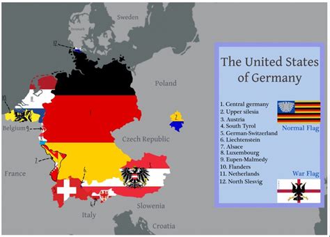 The United States of Greater Germany by IasonKeltenkreuzler | Germany map, Fantasy world map ...