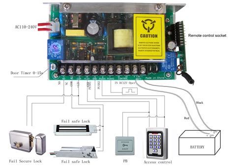 Magnetic Door Lock Schematic Diagram - Wiring Diagram