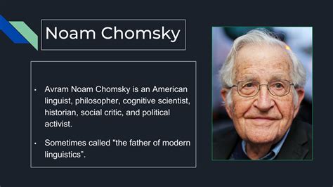 SOLUTION: Noam chomsky , Language Acquisition Device (LAD)Psychology ...