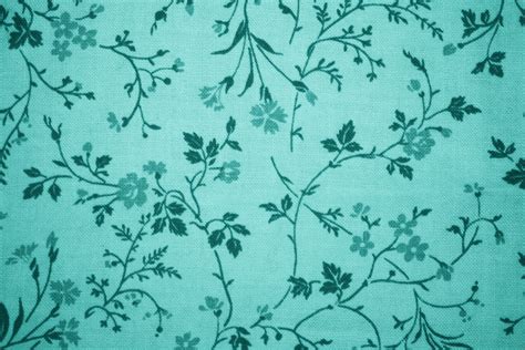 Fabric Floral Blue Teal Free Stock Photo - Public Domain Pictures