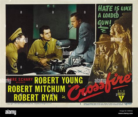 Crossfire - Movie Poster Stock Photo - Alamy