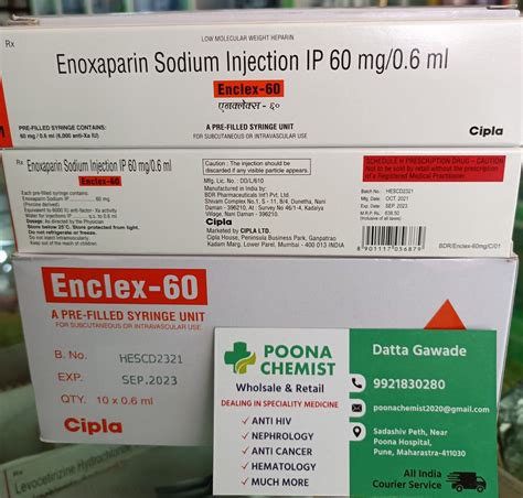 Lovenox Injection Enoxaparin Sodium Injection Enoxaparin, 44% OFF