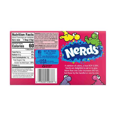 Nerds Rainbow Candy Theater Box, 5 oz.