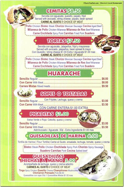 Taco Grande Restaurant in The Bronx / Menus & Photos