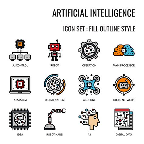 Artificial Intelligence icon 643967 Vector Art at Vecteezy