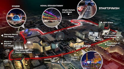 Las Vegas Grand Prix circuit tipped to create nail-biting action ...