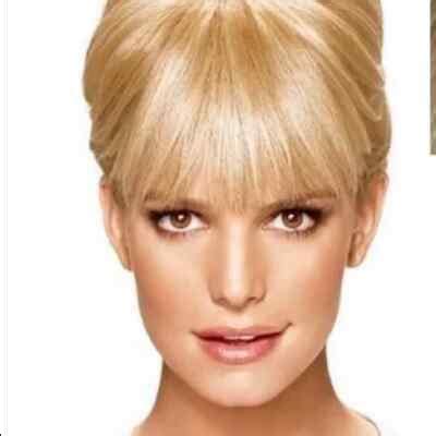 HairDo Bangs Jessica Simpson Ken Paves Hair Extensions SS25 ROOTED GINGER BLONDE | eBay