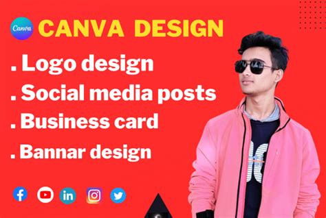 Create a canva logo design and social media cover photo design and canva branded by ...