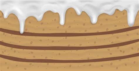 Premium Vector | Panoramic background layer cake food texture vector